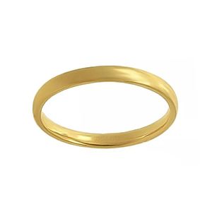 Aliança Individual Clássica 2mm Ouro 18k 750 Peso Médio 1,3g -  AAL1
