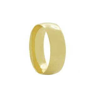 Aliança Individual Clássica 7mm Ouro 18k 750 Peso Médio 11g - AAL20