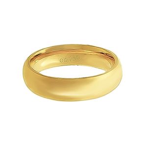 Aliança Individual Clássica 5mm Ouro 18k 750 Peso Médio 7g - AAL14