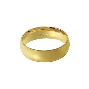 Aliança Individual Clássica 5,5mm Ouro 18k 750 Peso Médio 5,5g - AAL29