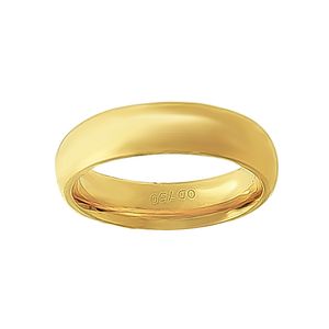 Aliança Individual Clássica 5mm  Ouro 18k 750 Peso Médio 6,5g - AAL13