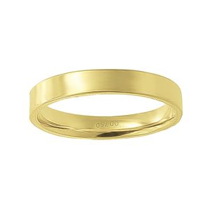 Aliança Individual Reta 3mm Ouro 18k 750 Peso Médio 4g - AR2