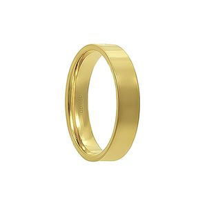 Aliança Individual Reta 4mm Ouro 18k 750 Peso Médio 5,5g - AR5
