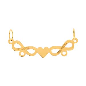 Pingente Canga Filhos Amados Ouro 18k 750