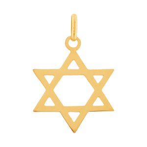 Pingente Estrela de Davi Ouro 18k 750