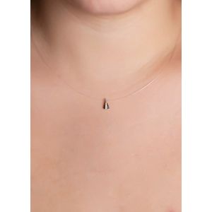 Pingente Nossa Senhora Aparecida com Safiras Sintéticas Ouro 18k 750