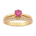 anel-solitario-duplo-com-rubi-e-diamante-ouro-18k-750