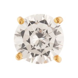 Pingente Ponto de Luz Zircônia 5mm Ouro 18k 750