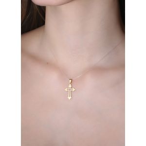 Pingente Cruz Vazada Ouro 18k 750