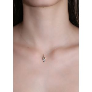 Pingente Menina Rodinada Ouro 18k 750