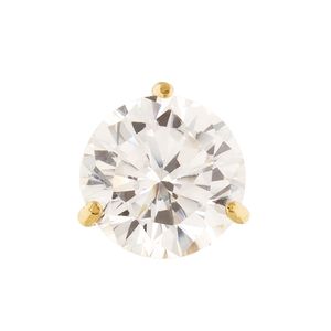 Pingente Ponto de Luz Zircônia 6mm Ouro 18k 750