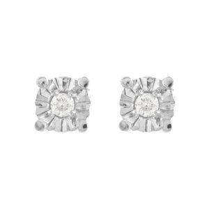 Brinco Ponto de Luz Ouro 18k 750 Diamantes