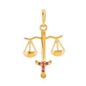 Pingente Direito Ouro 18k 750