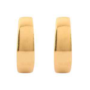 Brinco Argola Chapa Ouro 18k 750