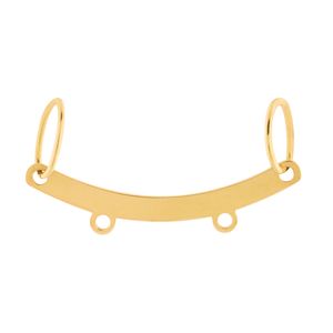 Pingente Canga Dois Lugares Ouro 18k 750