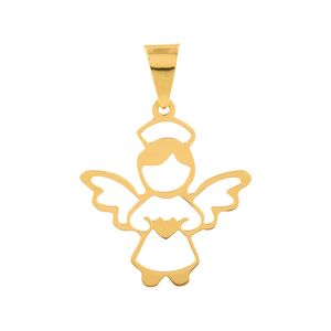 Pingente Anjo Ouro 18k 750