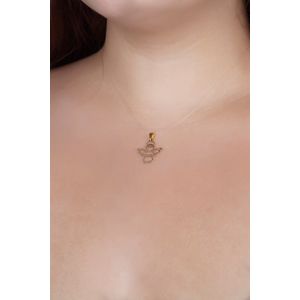 Pingente Anjo Ouro 18k 750