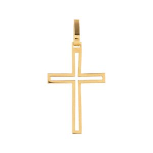 Pingente Vazado Cruz Ouro 18K 750