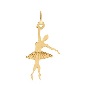 Pingente Bailarina Ouro 18k 750