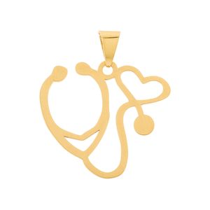 Pingente Estetoscópio Ouro 18k 750