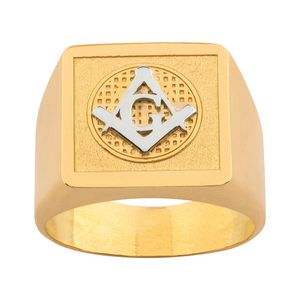 Anel Maçonaria Ouro 18k 750