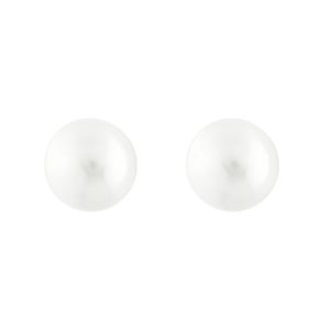 Brinco Pérola 8mm Ouro 18k 750