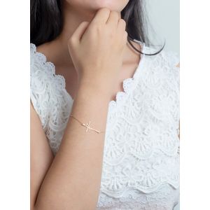 Pulseira Fé Ouro 18k 750