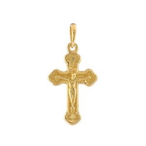 Pingente Crucifixo Dupla Face Ouro 18k 750