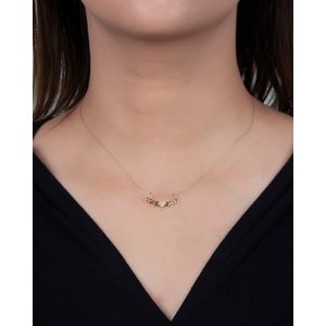Pingente Canga Coração com Zircônias Ouro 18k 750