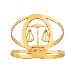 Anel Laser Direito Ouro 18k 750