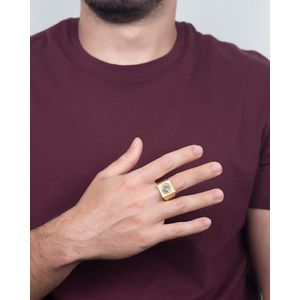 Anel Maçonaria Ouro 18k 750