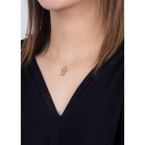 Pingente Menino Vazado Pequeno Ouro 18k 750