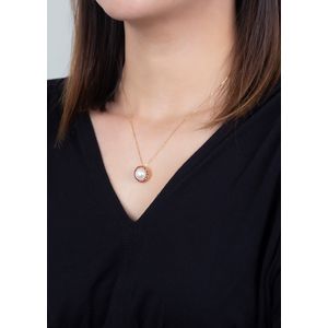 Gargantilha Pérola Rubi Ouro 18k 750