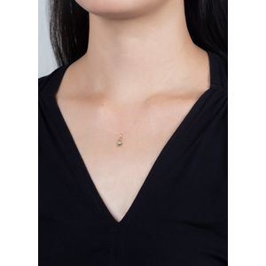 Pingente Menino Bicolor com Zircônias Ouro 18k 750