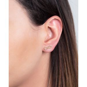 Brinco Infinito Vazado Ouro 18k 750