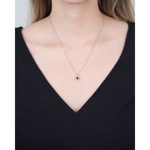 Gargantilha Chuveiro Rubis e Diamantes Ouro 18k 750