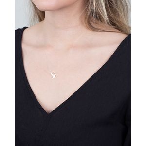 Pingente Beija-Flor Ouro 18k 750