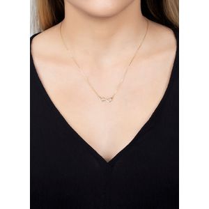 Gargantilha Infinito Vazado Ouro 18k 750