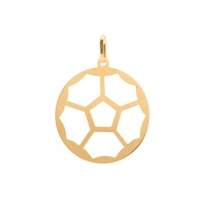 Pingente Bola Vazada Ouro 18k 750