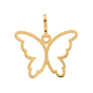 Pingente Vazado Borboleta Ouro 18k 750