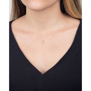 Pingente Letra C Ouro 18k 750