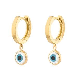 Brinco Olho Grego Ouro 18k 750