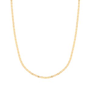Corrente Piastrine 60cm Ouro 18k 750