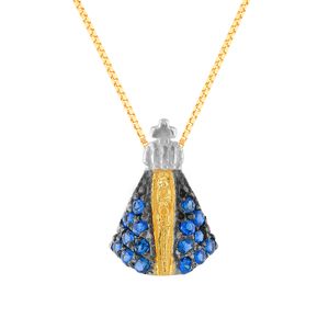 Gargantilha Nossa Senhora Aparecida Ouro 18k 750