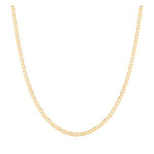 Corrente Piastrine 40cm Ouro 18k 750