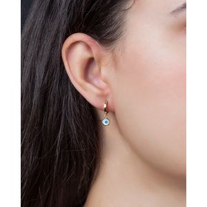 Brinco Olho Grego Ouro 18k 750