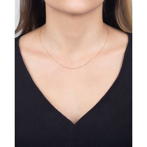 Corrente Veneziana 45cm Ouro 18k 750