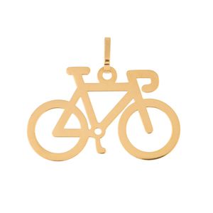Pingente de Bicicleta Ouro 18k 750