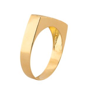 Anel Chapa Fosco Ouro 18k 750