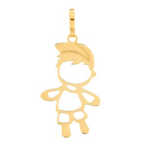 Pingente Menino Ouro 18k 750